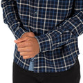 Blue - Lifestyle - Trespass Mens Withnell Checked Cotton Shirt