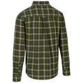 Green - Back - Trespass Mens Withnell Checked Cotton Shirt