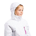 White - Side - Trespass Girls Chic TP75 Ski Jacket