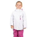 White - Close up - Trespass Girls Chic TP75 Ski Jacket