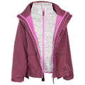 Fig - Front - Trespass Childrens-Kids Outshine 3 in 1 TP50 Jacket