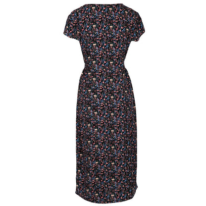 Damson - Back - Trespass Womens-Ladies Nia Floral Casual Dress
