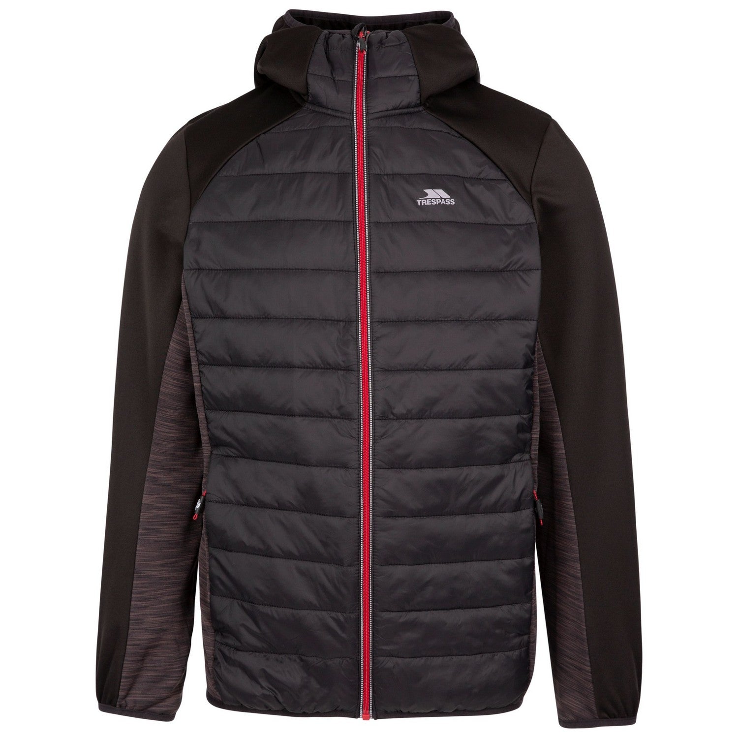 Black - Front - Trespass Mens Darwood TP50 Active Jacket