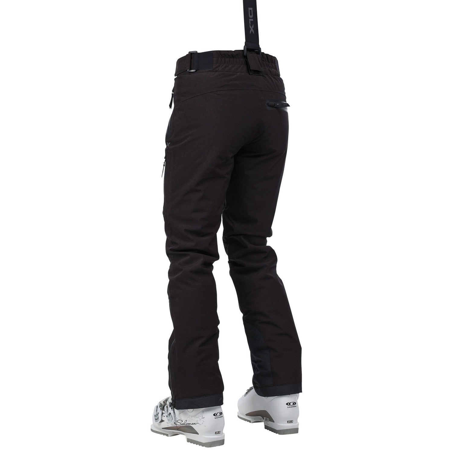 Black - Back - Trespass Womens-Ladies Marisol II DLX Waterproof Ski Trousers