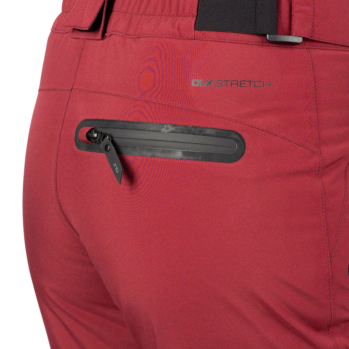 Dark Cherry - Lifestyle - Trespass Womens-Ladies Marisol II DLX Waterproof Ski Trousers