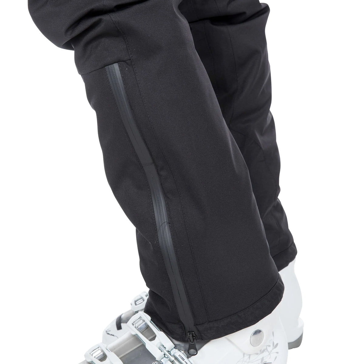 Black - Lifestyle - Trespass Womens-Ladies Marisol II DLX Waterproof Ski Trousers