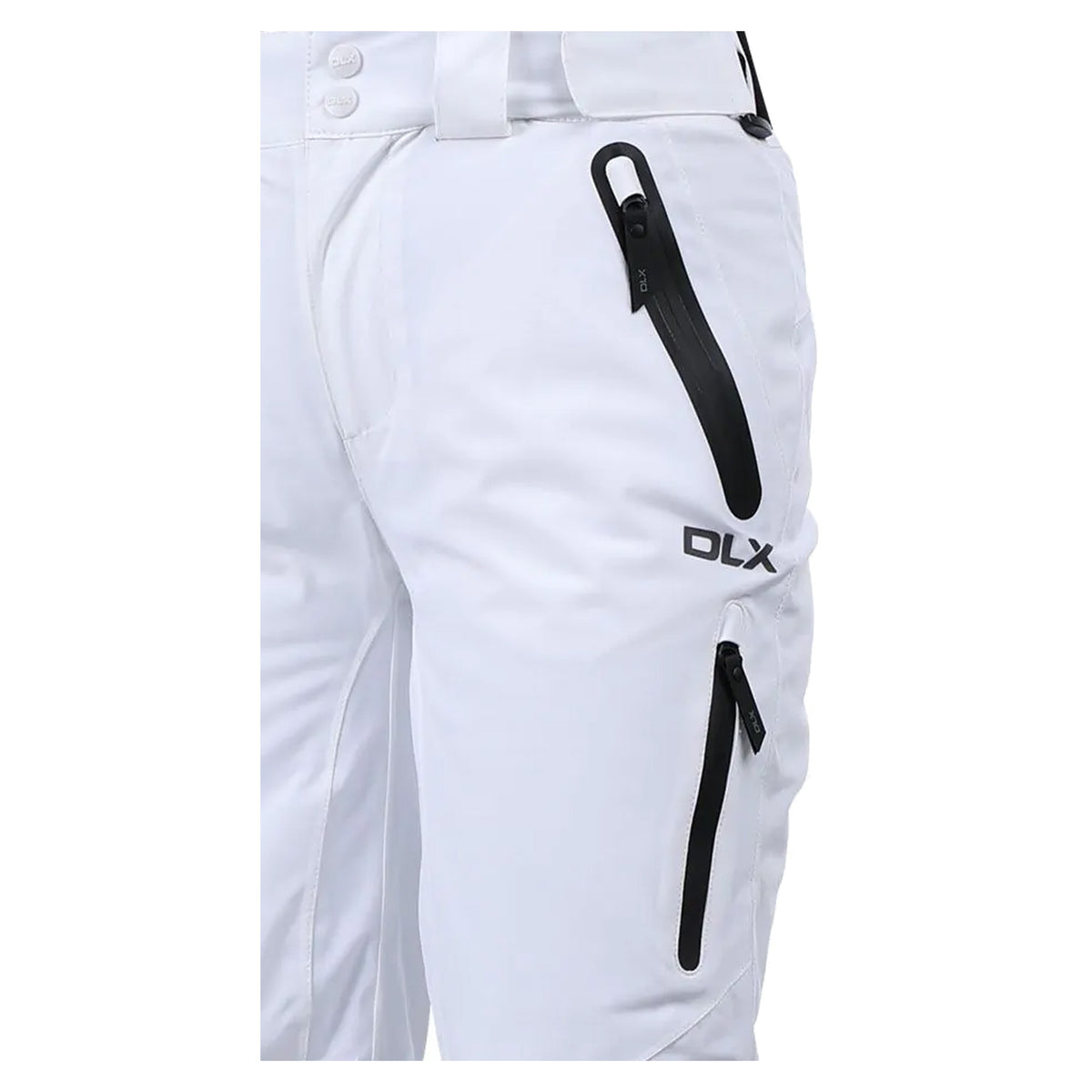 White - Lifestyle - Trespass Womens-Ladies Marisol II DLX Waterproof Ski Trousers