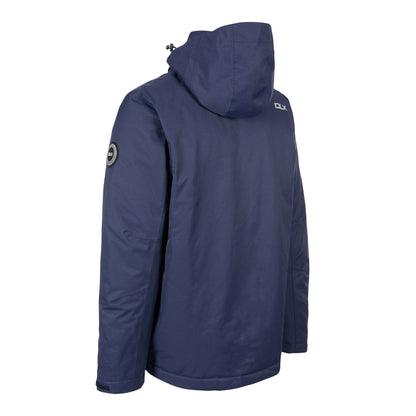 Navy - Back - Trespass Mens Penden DLX Waterproof Jacket