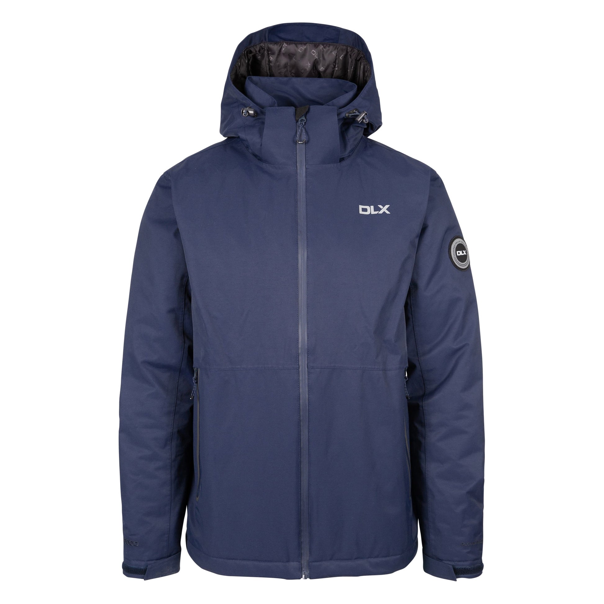 Navy - Front - Trespass Mens Penden DLX Waterproof Jacket
