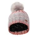 Rose Blush - Back - Trespass Womens-Ladies Pamela Knitted Beanie