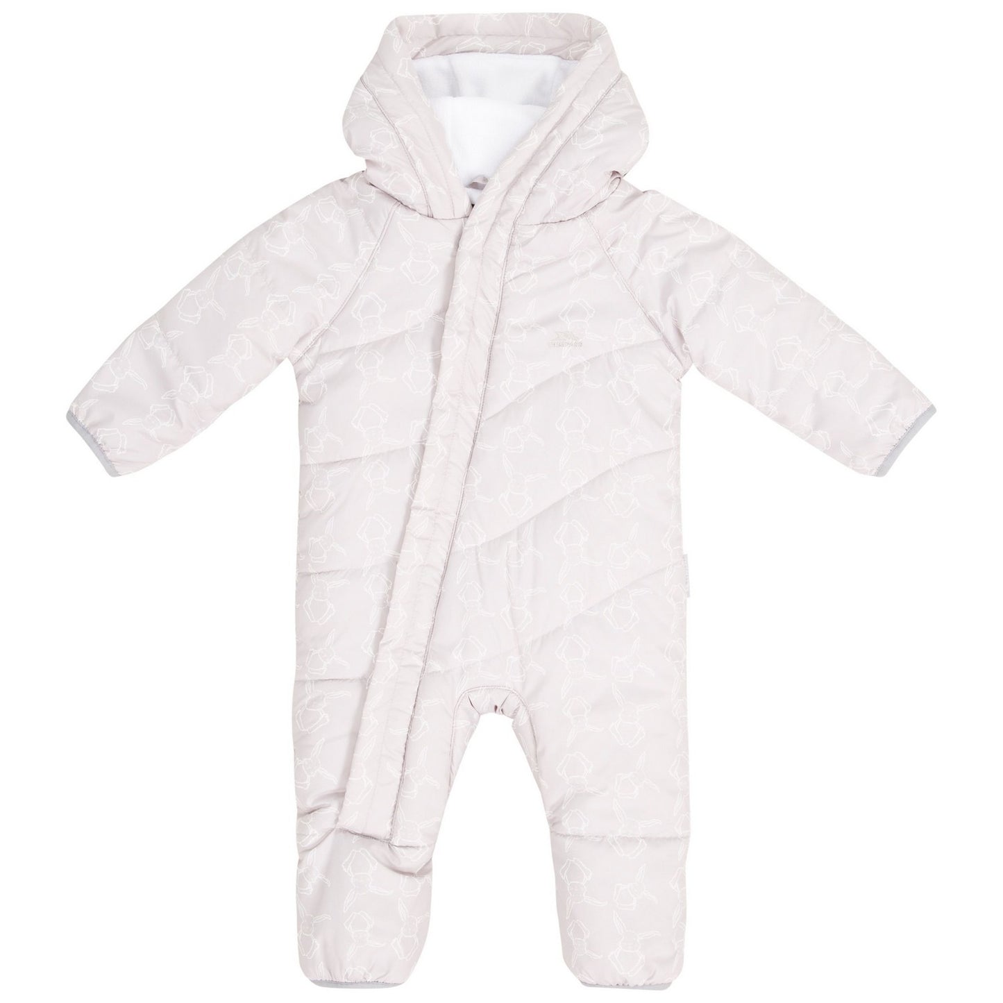 Pale Grey - Front - Trespass Baby Adorable Snowsuit