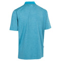 Pond Blue Marl - Back - Trespass Mens Gedding Polo Shirt