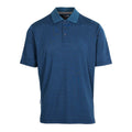 Dark Peacock Marl - Front - Trespass Mens Gedding Polo Shirt