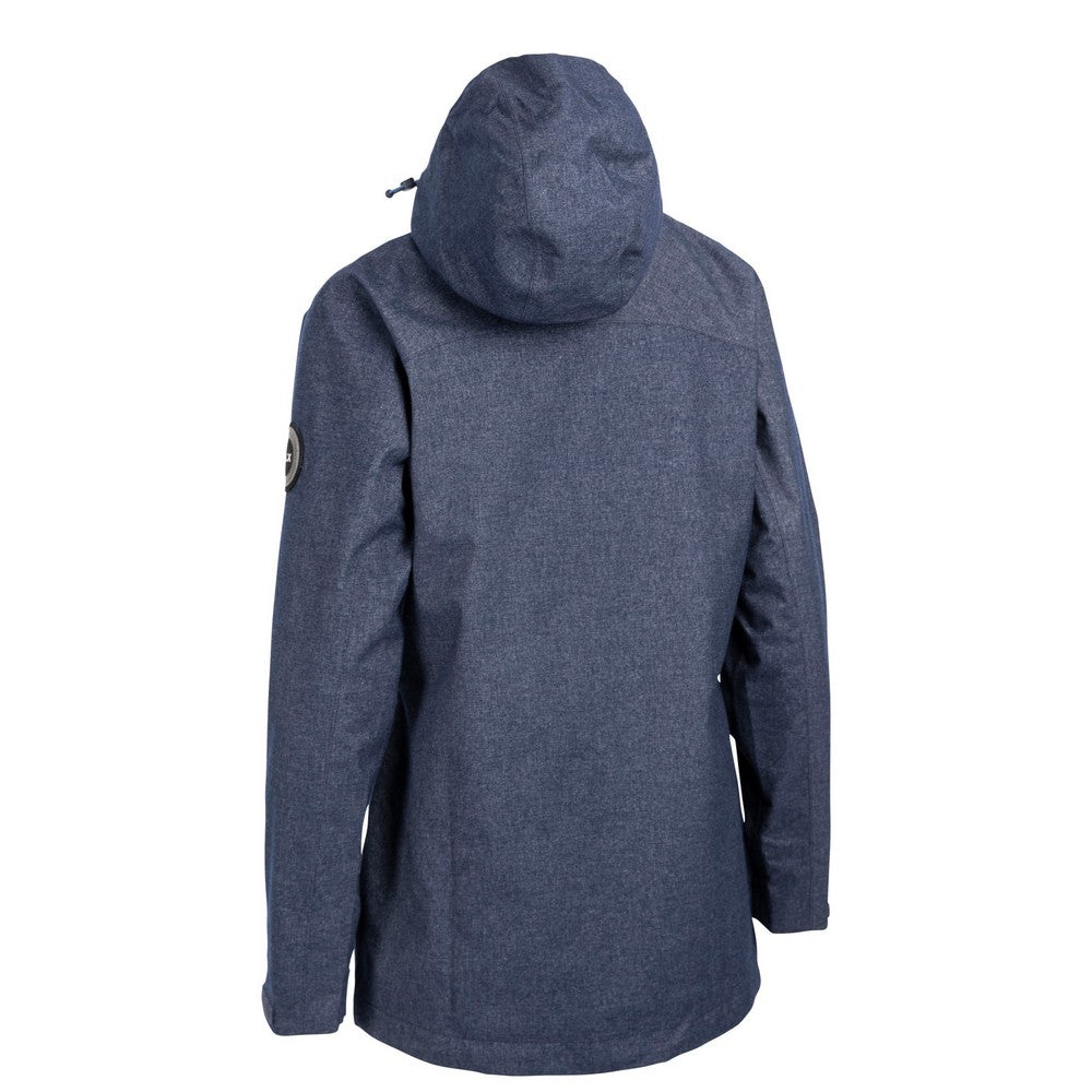 Navy Marl - Back - Trespass Womens-Ladies Diane Jacket