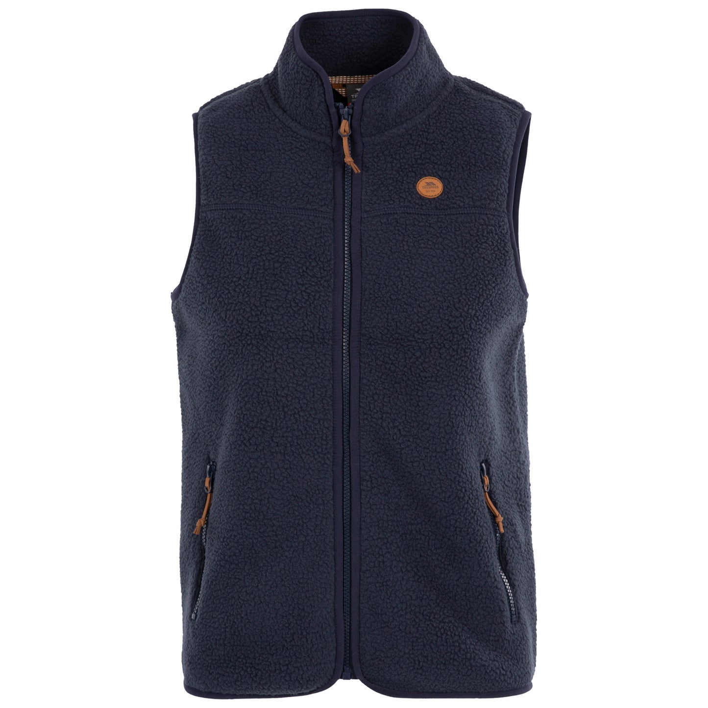 Navy - Front - Trespass Womens-Ladies Notion Fleece AT300 Gilet
