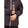 Dark Grey - Close up - Trespass Boys Wilson TP75 Ski Jacket