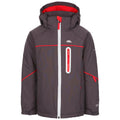 Dark Grey - Front - Trespass Boys Wilson TP75 Ski Jacket