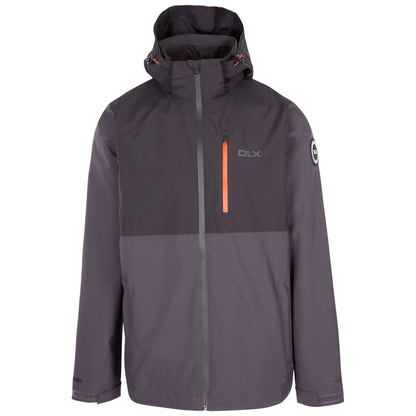 Dark Grey - Front - Trespass Mens Jefferson DLX Waterproof Jacket