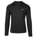 Black - Front - Trespass Mens Nate Base Layer Top