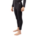 Black - Side - Trespass Mens Leon Base Layer Bottoms