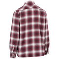 Merlot - Back - Trespass Mens Hallawood Checked Shirt