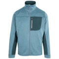 Blue-Grey - Front - Trespass Mens Radnage Marl AT200 Fleece Jacket