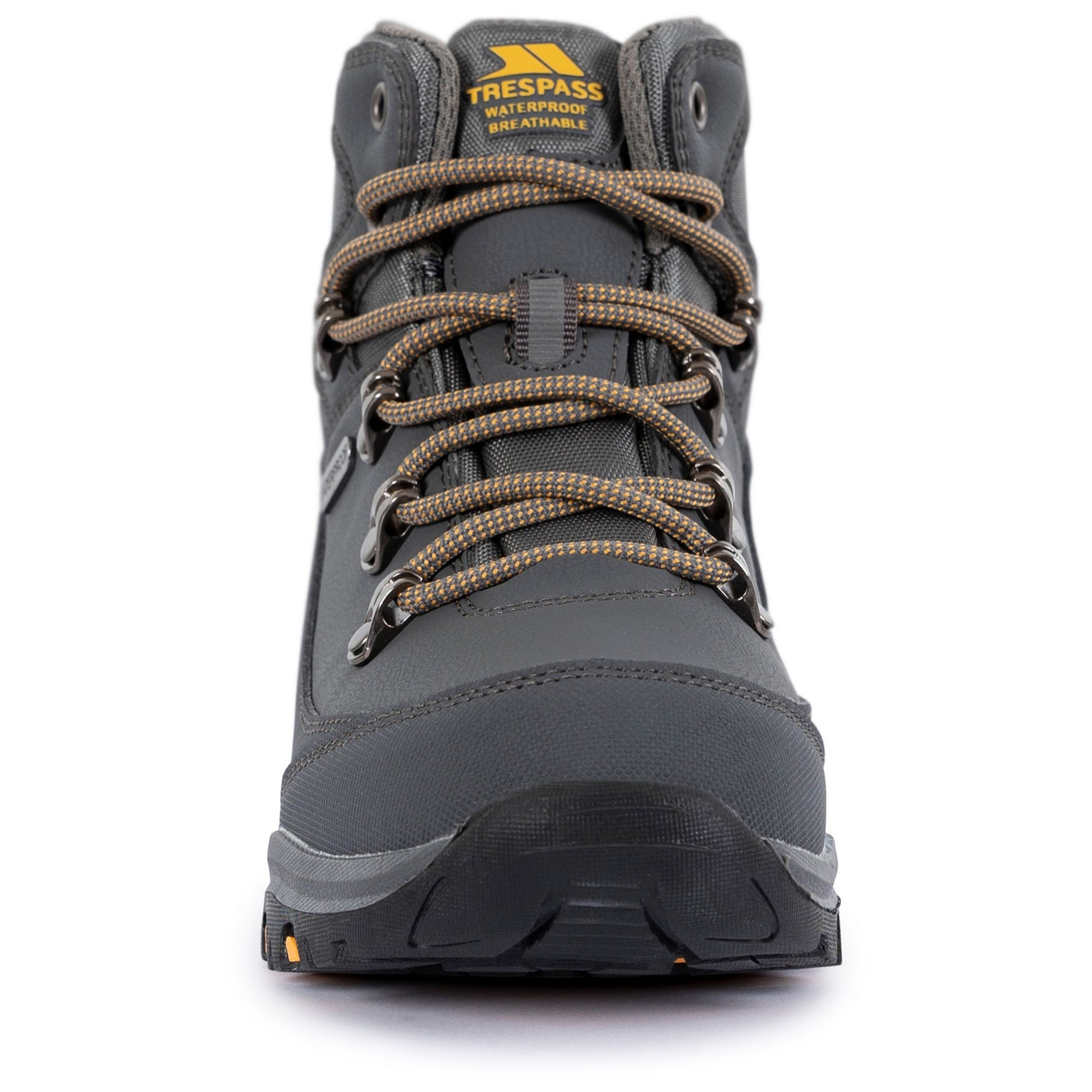 Grey - Close up - Trespass Childrens-Kids Corin Walking Boots