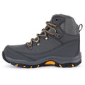 Grey - Side - Trespass Childrens-Kids Corin Walking Boots