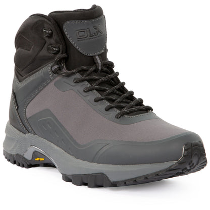 Grey - Front - Trespass Mens Landen DLX Walking Boots