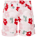 Red-Pink-Green - Front - Trespass Girls Tangible Floral Shorts