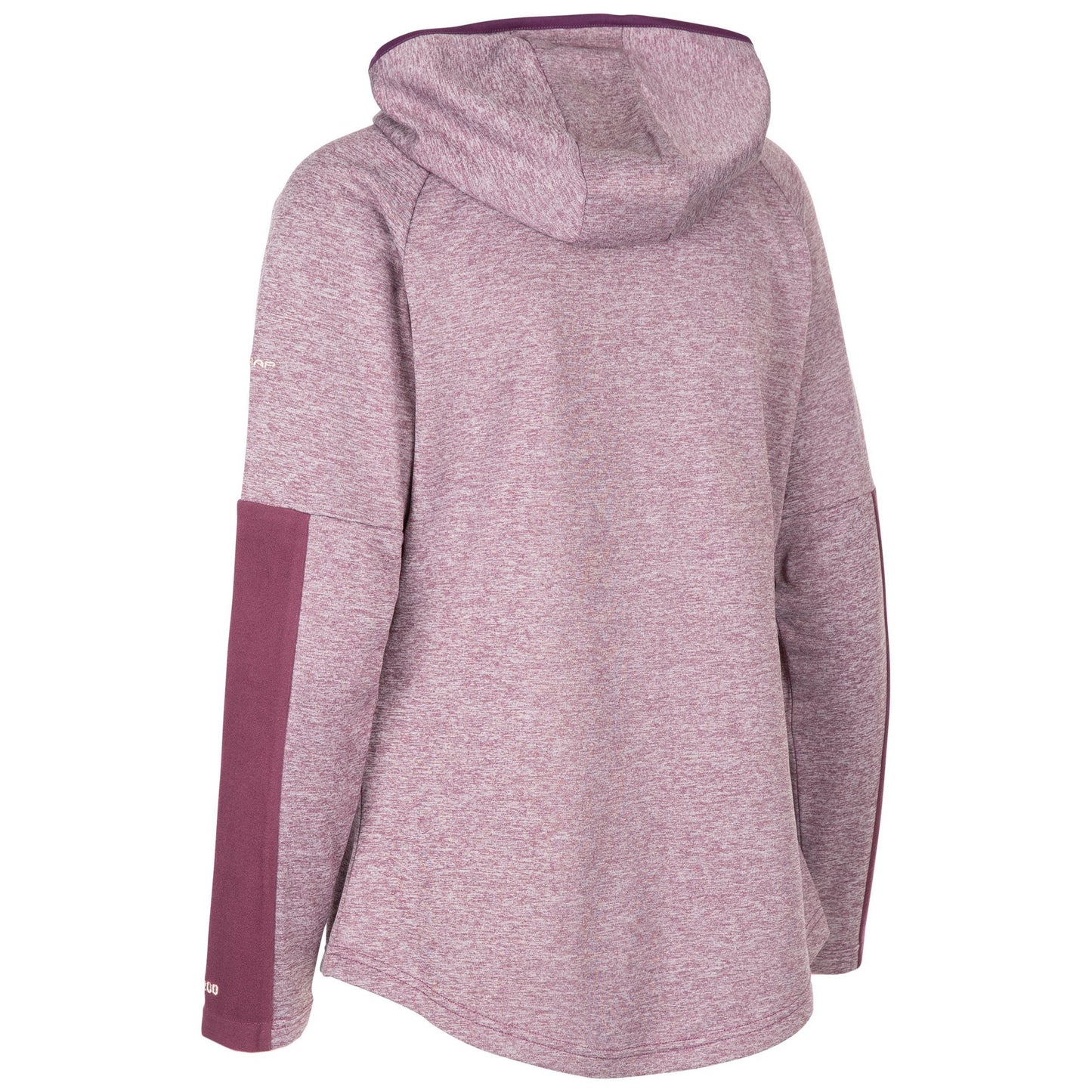 Damson Marl - Back - Trespass Womens-Ladies Trullo Melange AT200 Fleece Jacket