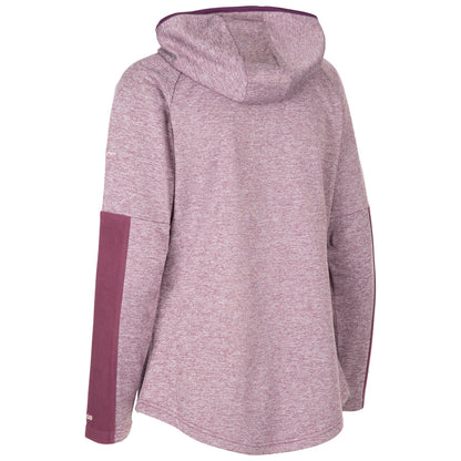 Damson Marl - Back - Trespass Womens-Ladies Trullo Melange AT200 Fleece Jacket