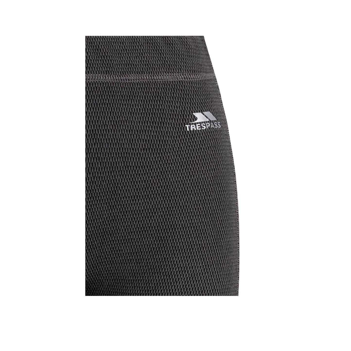 Black-Storm Grey - Side - Trespass Womens-Ladies Sunita Base Layer Bottoms
