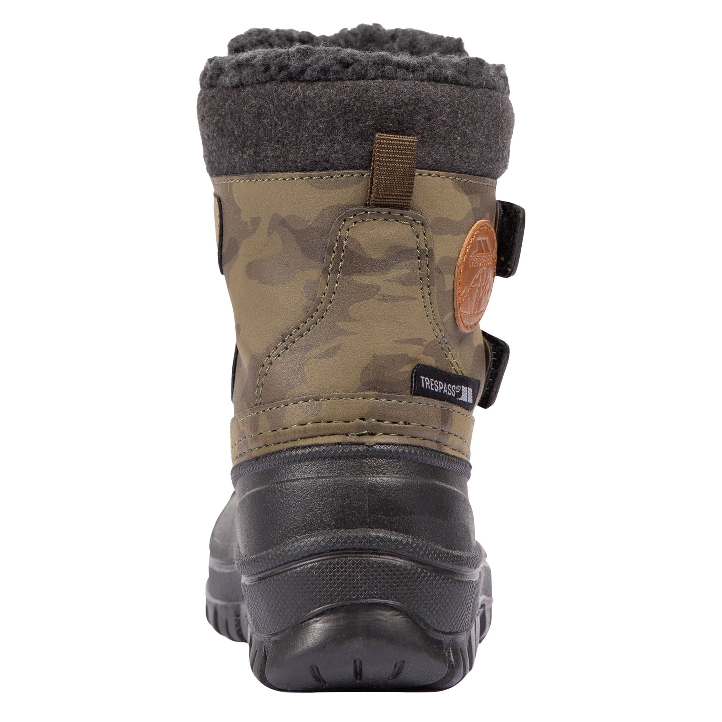 Green - Side - Trespass Toddler Alex Snow Boots
