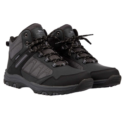 Grey - Close up - Trespass Mens Calle Waterproof Walking Boots