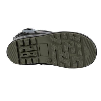 Green-Brown-Black - Lifestyle - Trespass Childrens-Kids Puddle Camo Wellington Boots