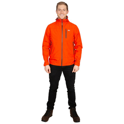 Flame Orange - Close up - Trespass Mens Rakenfard TP75 Waterproof Jacket