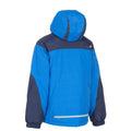 Navy - Back - Trespass Childrens-Kids Launch TP50 Raincoat