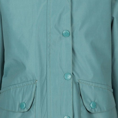 Spruce Green - Side - Trespass Girls Drizzling Waterproof Jacket