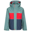 Spruce Green - Front - Trespass Childrens-Kids Ocean Waterproof Jacket