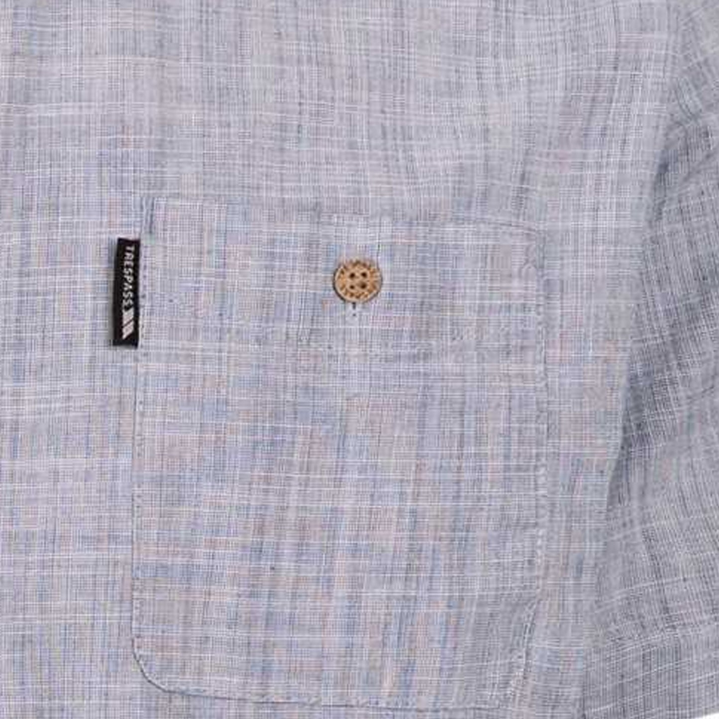 Dark Peacock - Side - Trespass Mens Basham Woven Shirt