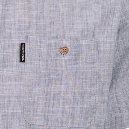 Dark Peacock - Side - Trespass Mens Basham Woven Shirt