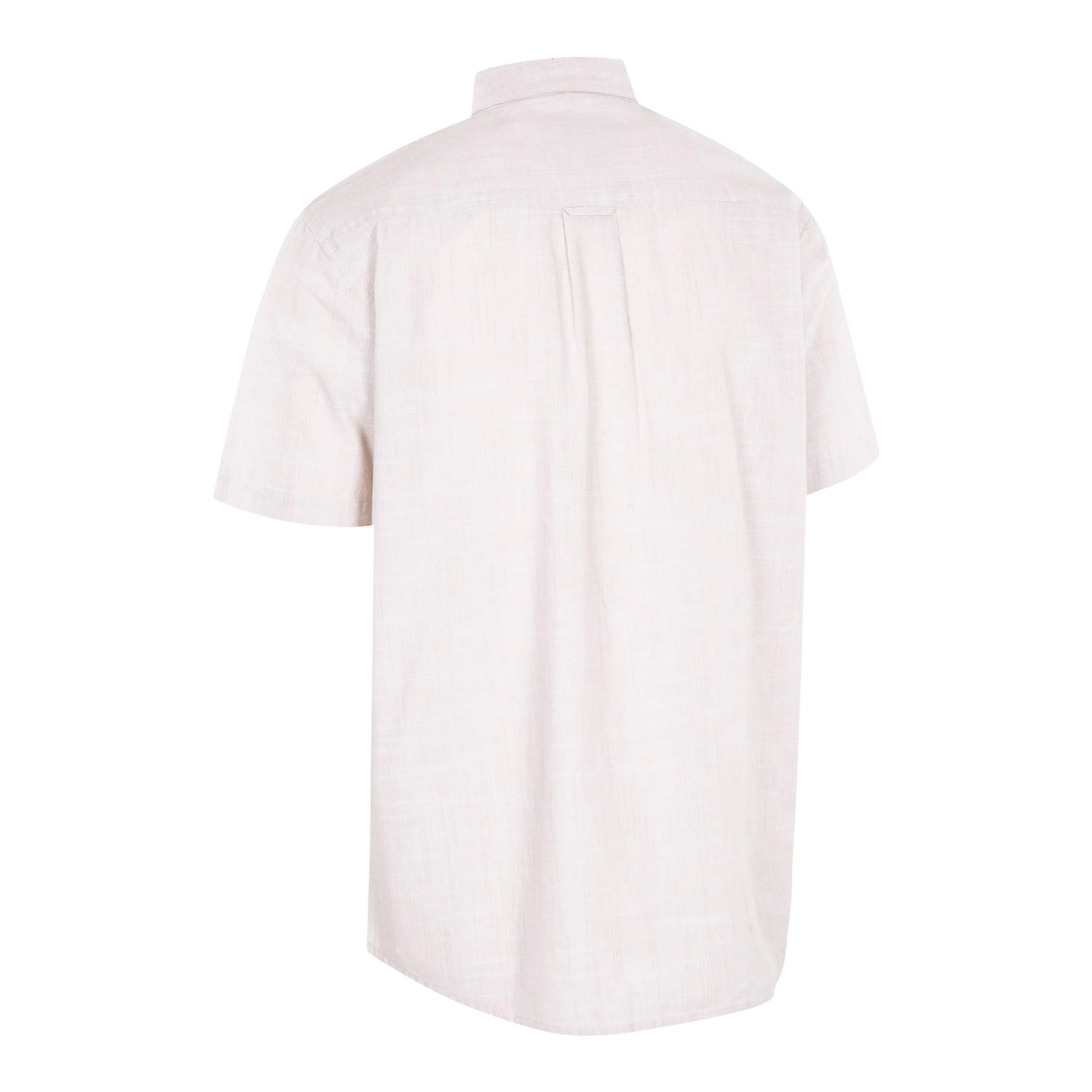 Oatmilk - Back - Trespass Mens Basham Woven Shirt
