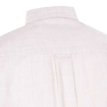Oatmilk - Pack Shot - Trespass Mens Basham Woven Shirt