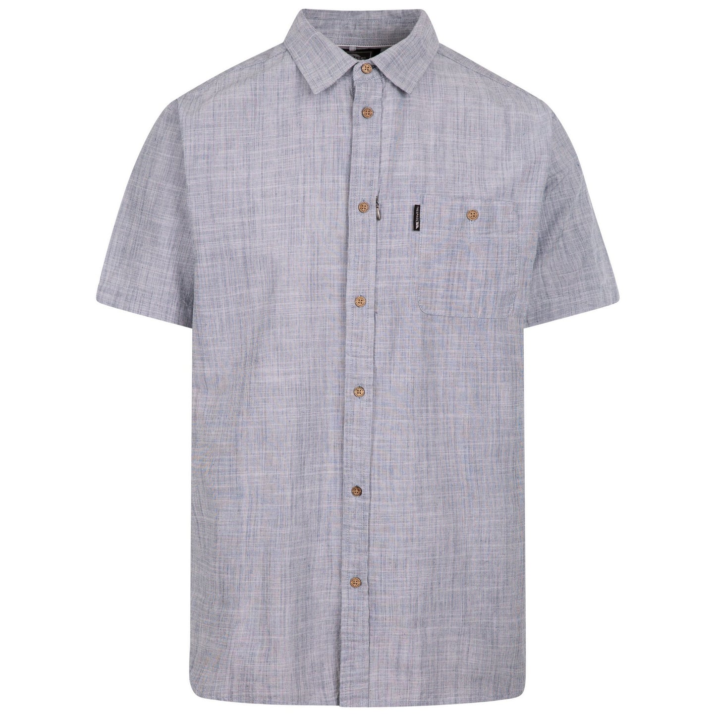 Dark Peacock - Front - Trespass Mens Basham Woven Shirt
