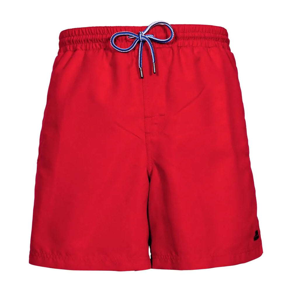 Red - Front - Trespass Mens Granvin Swim Shorts