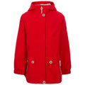 Red - Front - Trespass Girls Flourish TP75 Waterproof Jacket