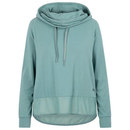 Teal Mist - Front - Trespass Womens-Ladies Immy Active Hoodie