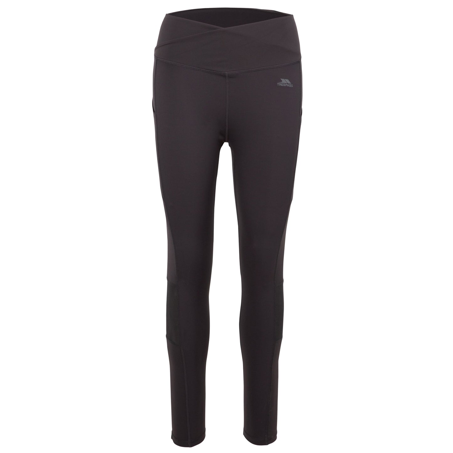 Dark Grey - Front - Trespass Womens-Ladies Bibi Active Leggings