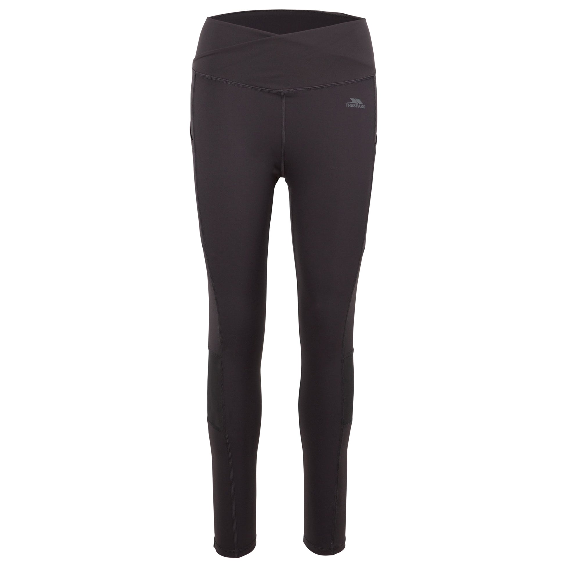 Dark Grey - Front - Trespass Womens-Ladies Bibi Active Leggings